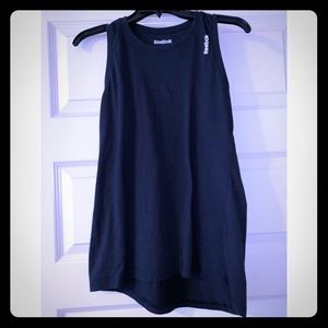 Reebok Black Hi-Neck Jersey Tank - WMN Medium